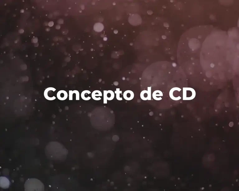 Concepto de CD