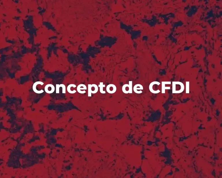Concepto de CFDI