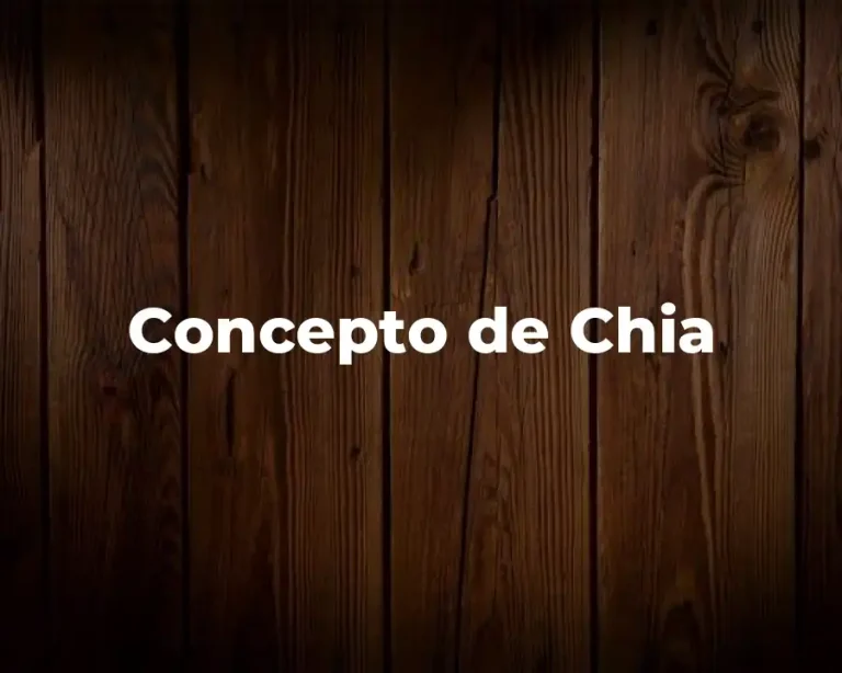 Concepto de Chia