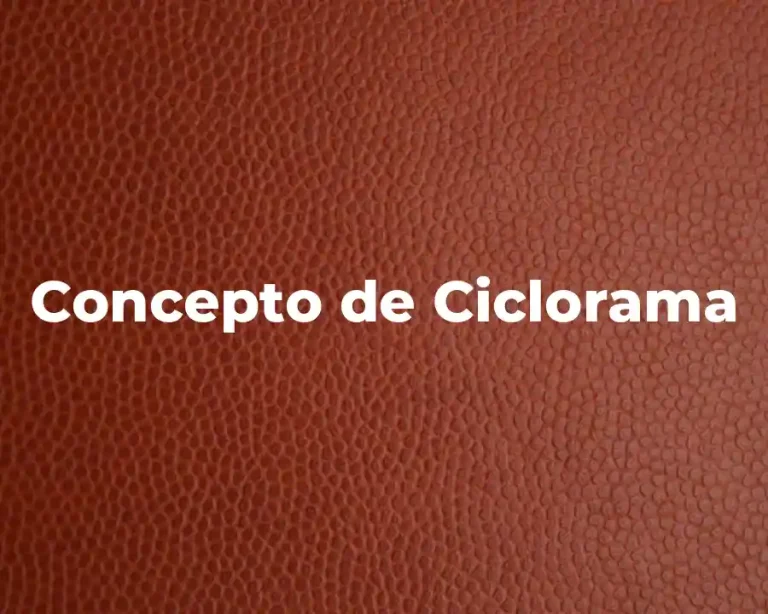 Concepto de Ciclorama