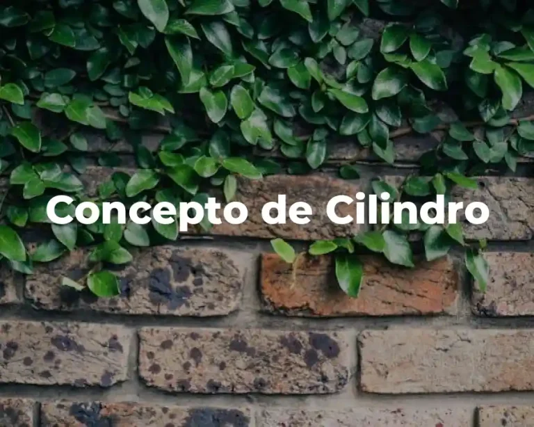 Concepto de Cilindro