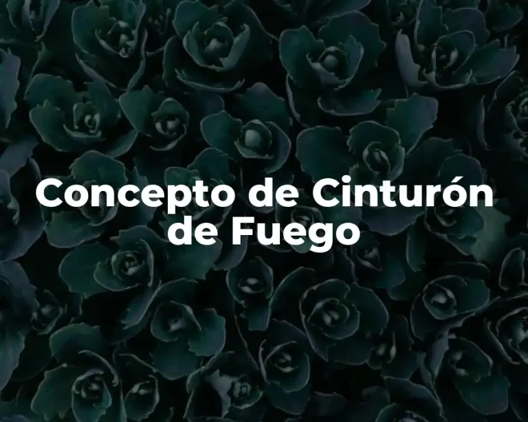 Concepto de Cinturón de Fuego
