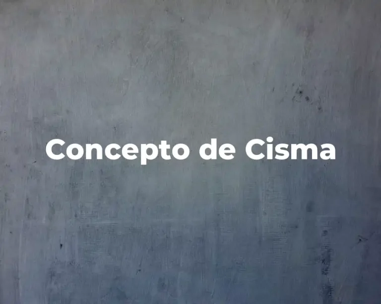 Concepto de Cisma