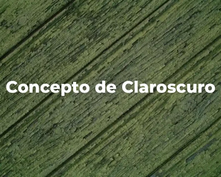 Concepto de Claroscuro