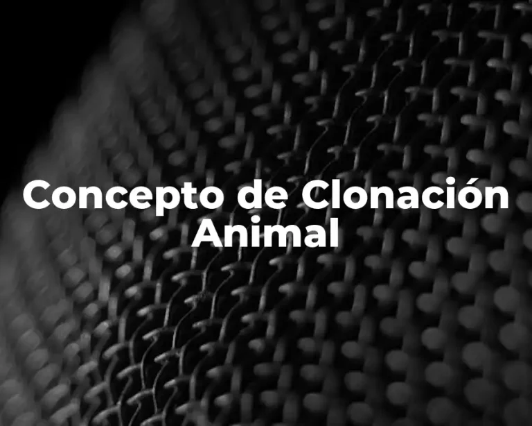 Concepto de Clonación Animal
