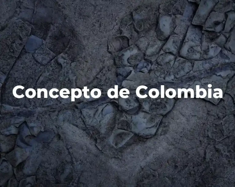 Concepto de Colombia
