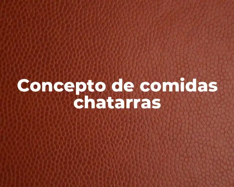 Concepto de comidas chatarras