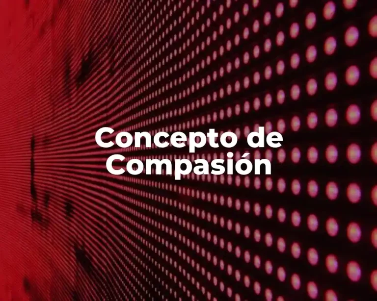 Concepto de Compasión