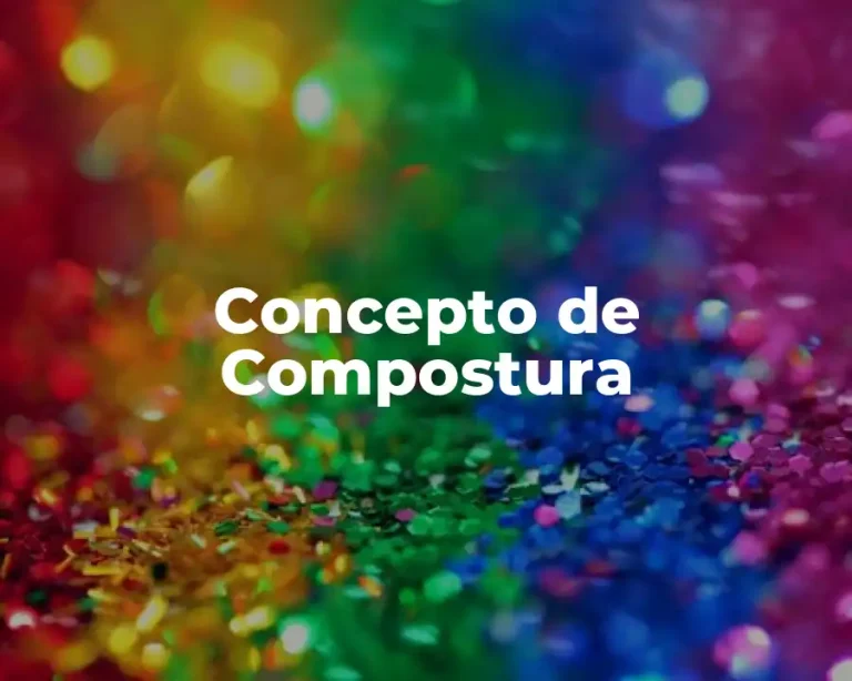 Concepto de Compostura