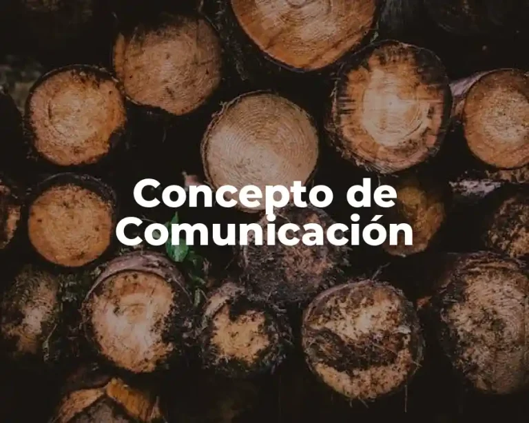 Concepto de Comunicación