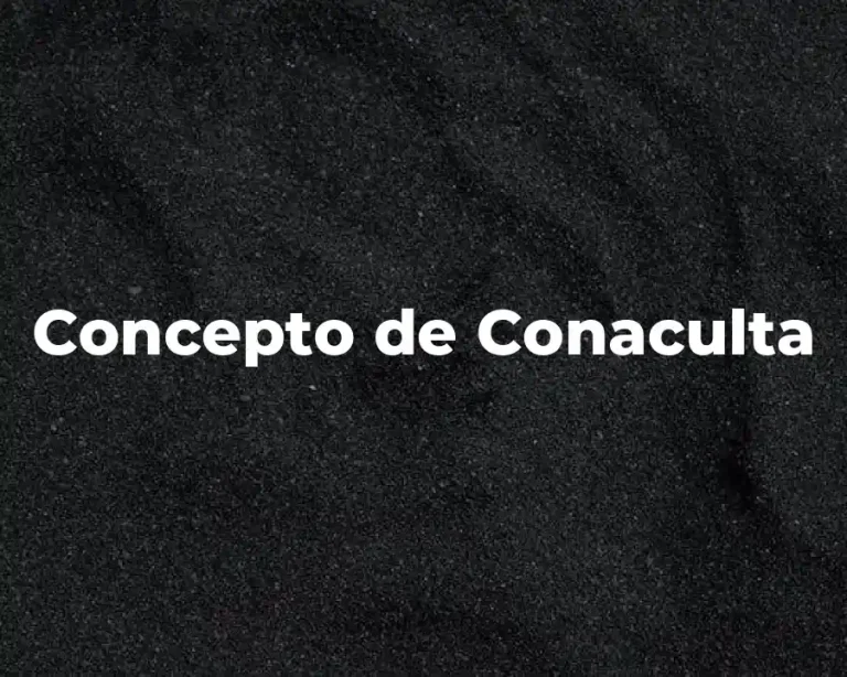Concepto de Conaculta