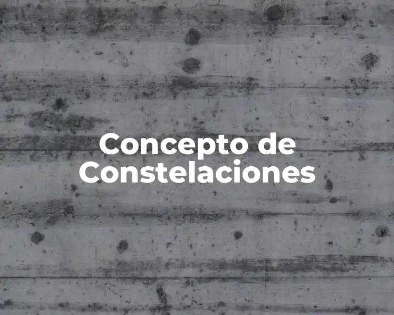 Concepto de Constelaciones