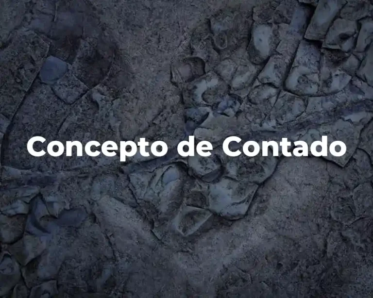 Concepto de Contado