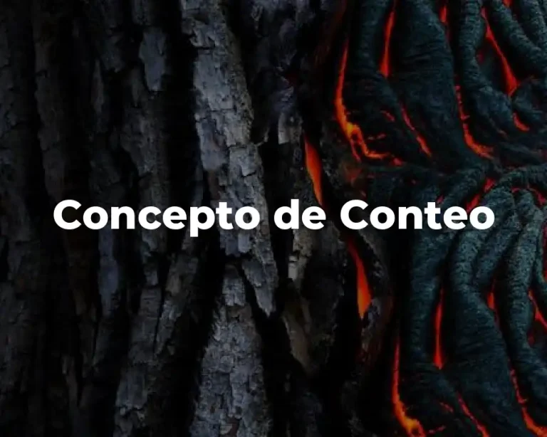 Concepto de Conteo