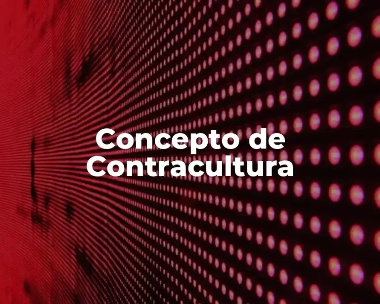 Concepto de Contracultura