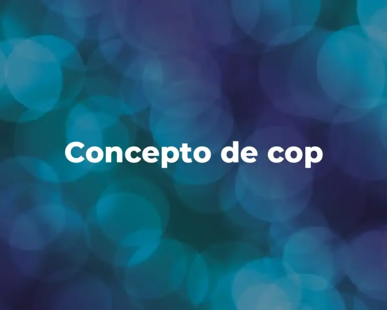 Concepto de cop