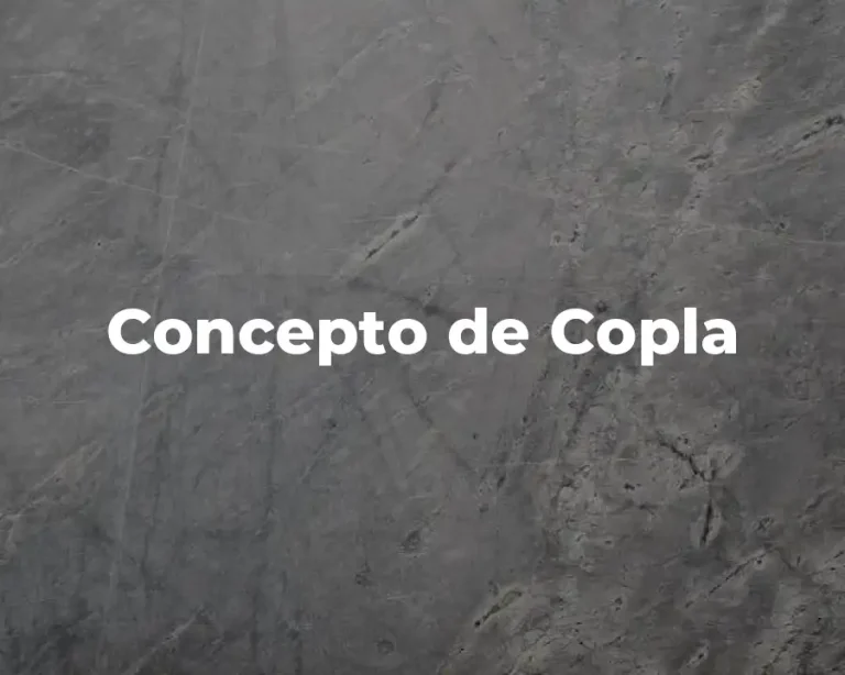 Concepto de Copla