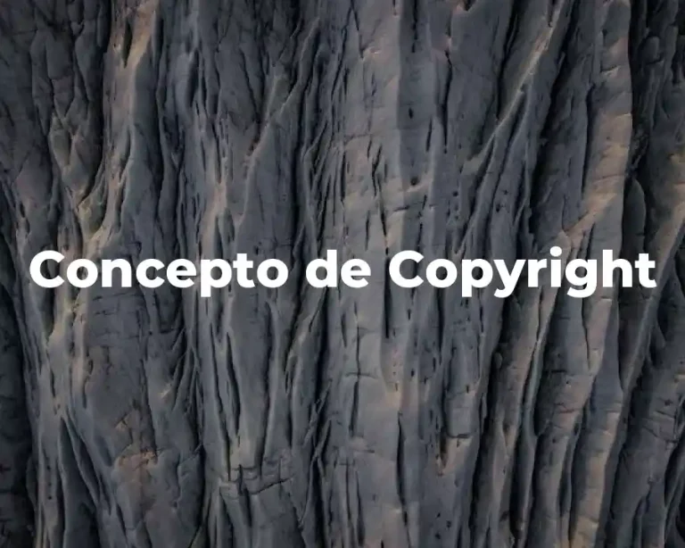 Concepto de Copyright