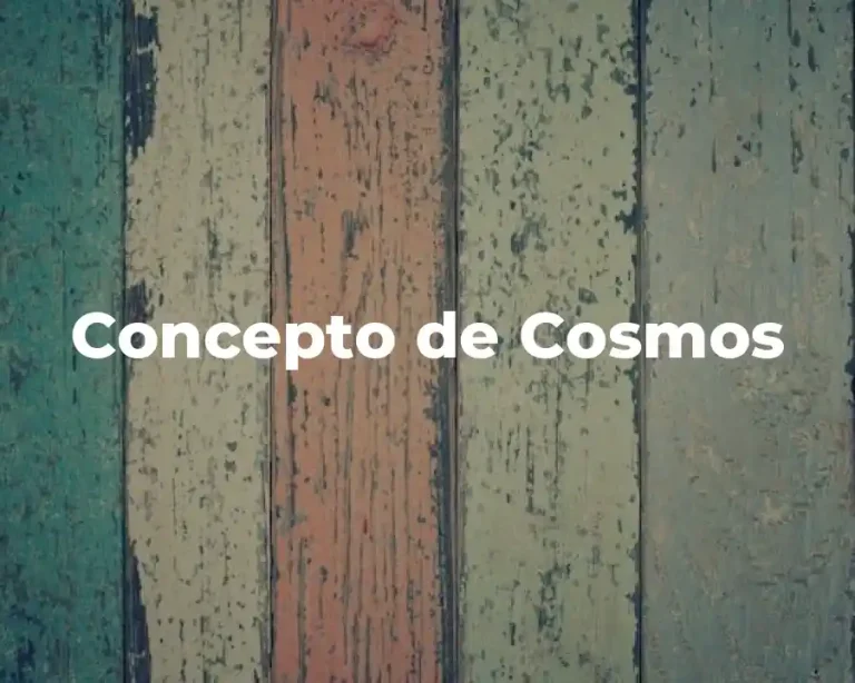 Concepto de Cosmos