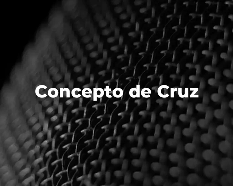 Concepto de Cruz