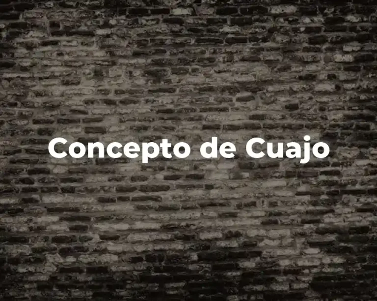 Concepto de Cuajo