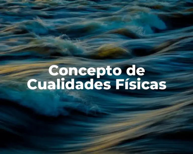 Concepto de Cualidades Físicas
