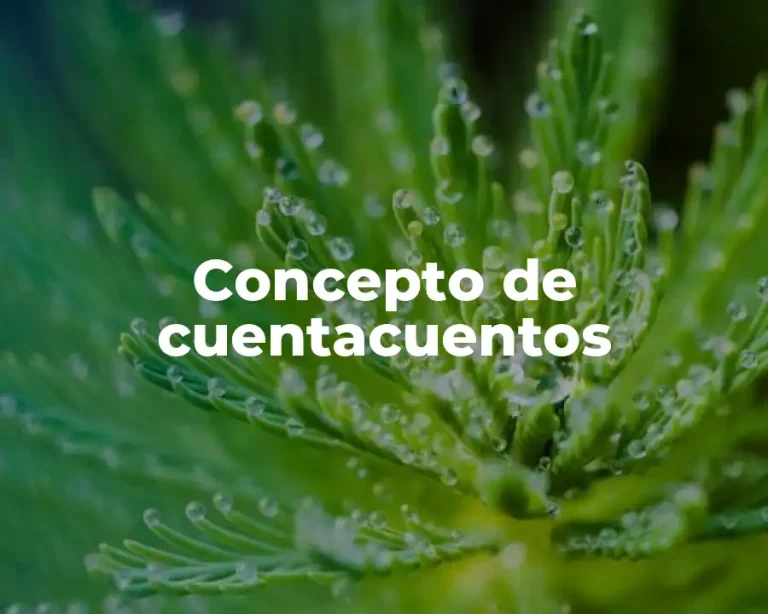 Concepto de cuentacuentos