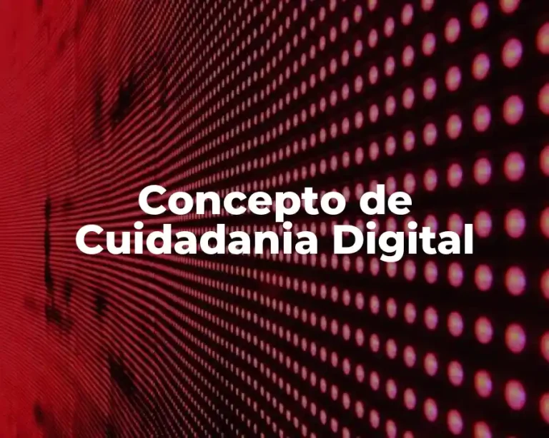 Concepto de Cuidadania Digital