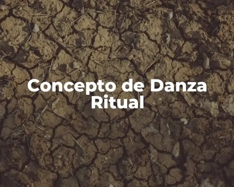 Concepto de Danza Ritual
