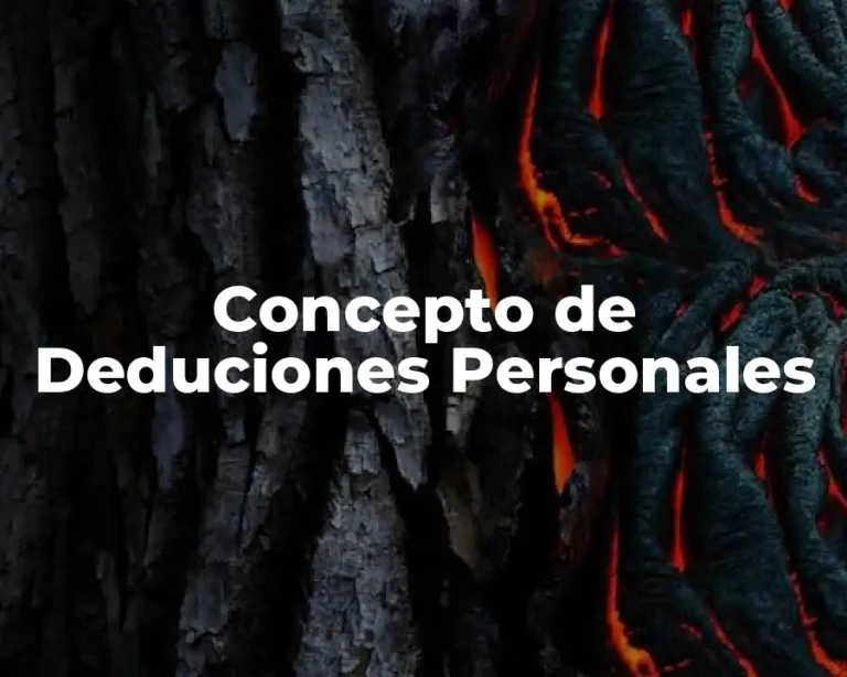 Concepto de Deduciones Personales