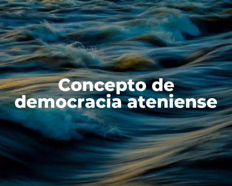 Concepto de democracia ateniense