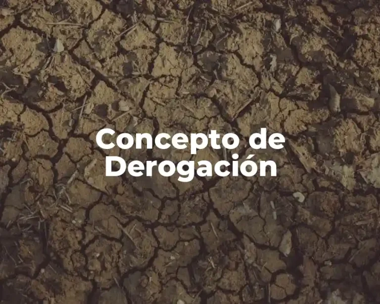 Concepto de Derogación