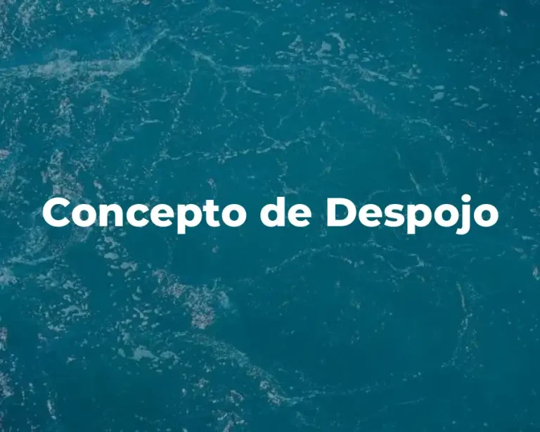 Concepto de Despojo