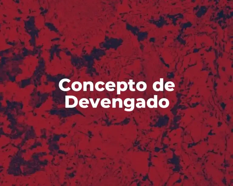 Concepto de Devengado