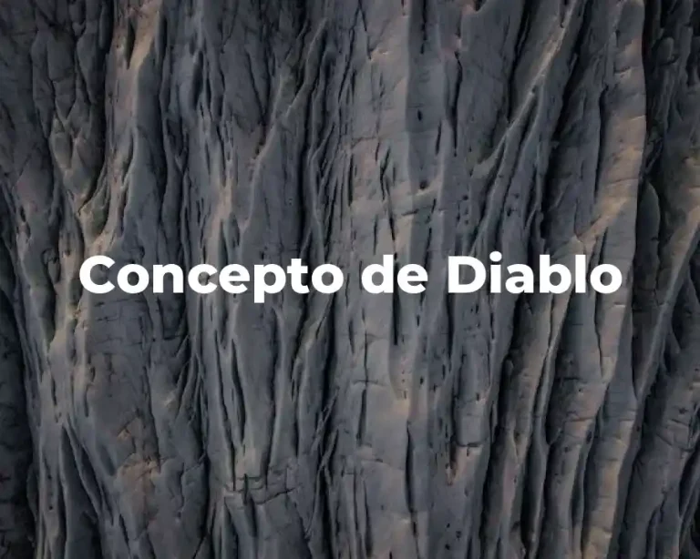 Concepto de Diablo