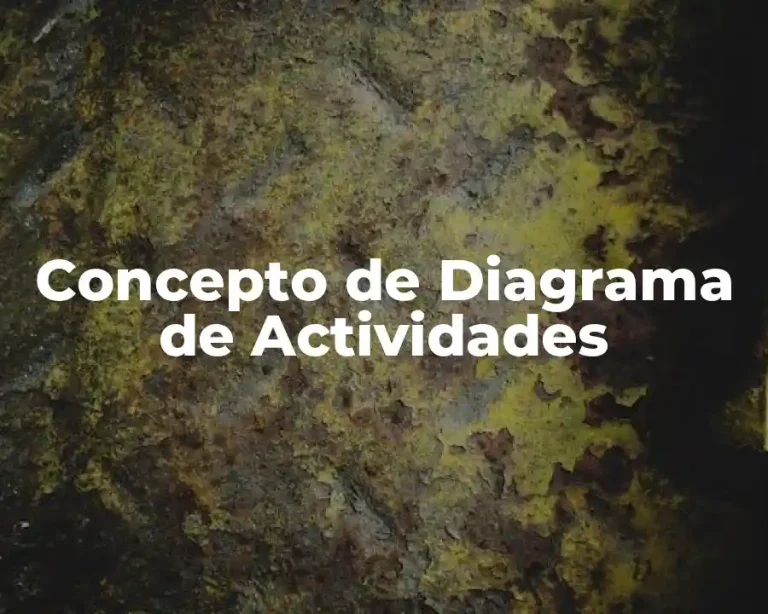 Concepto de Diagrama de Actividades