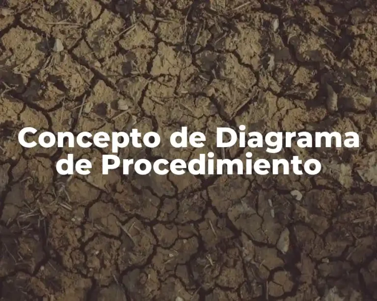 Concepto de Diagrama de Procedimiento