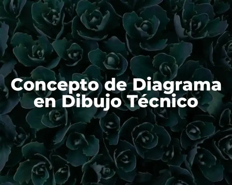 Concepto de Diagrama en Dibujo Técnico