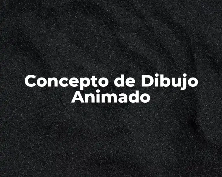 Concepto de Dibujo Animado