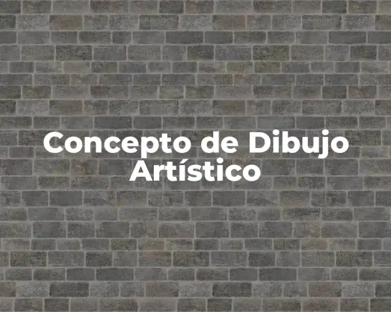 Concepto de Dibujo Artístico