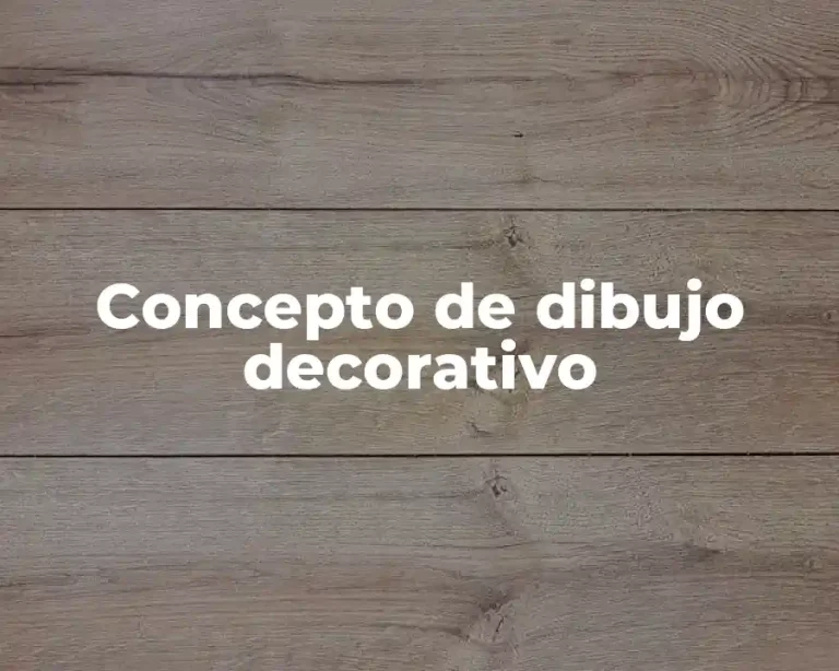 Concepto de dibujo decorativo