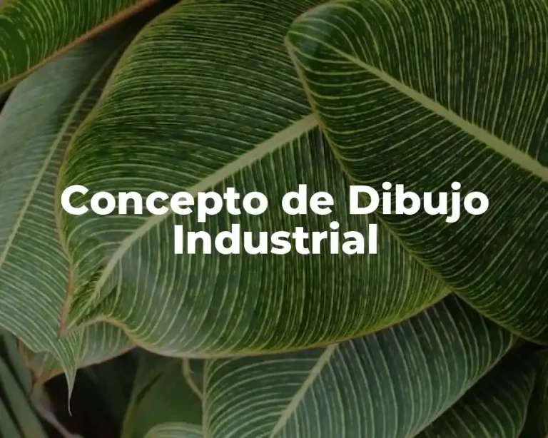 Concepto de Dibujo Industrial