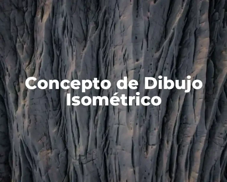 Concepto de Dibujo Isométrico