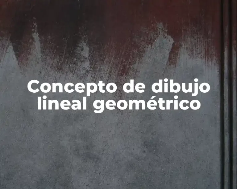 Concepto de dibujo lineal geométrico