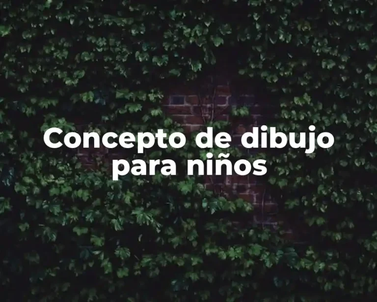 Concepto de dibujo para niños