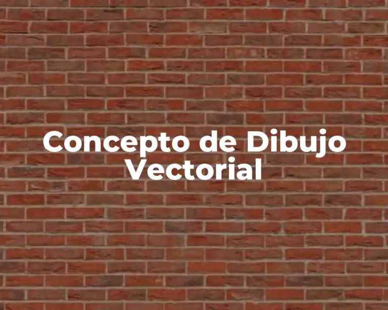 Concepto de Dibujo Vectorial