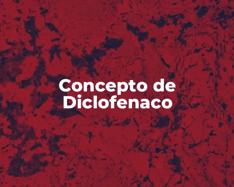 Concepto de Diclofenaco