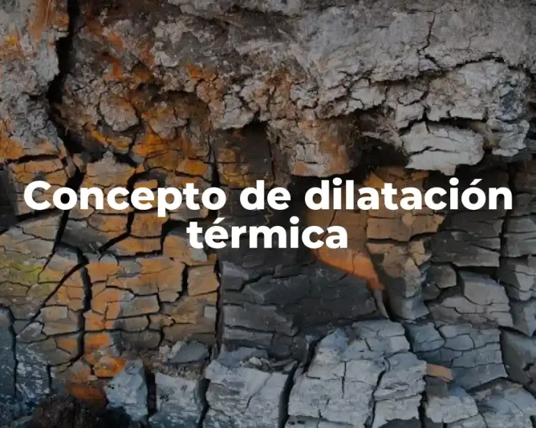 Concepto de dilatación térmica