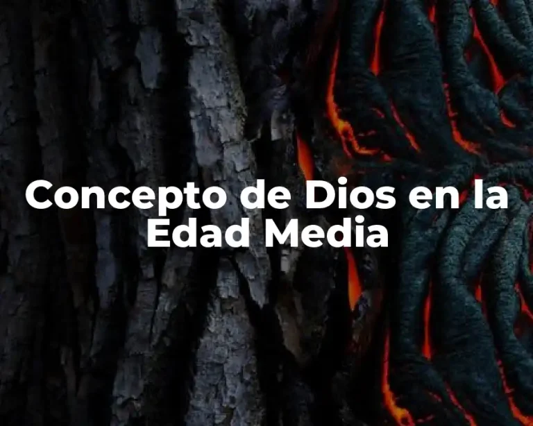 Concepto de Dios en la Edad Media