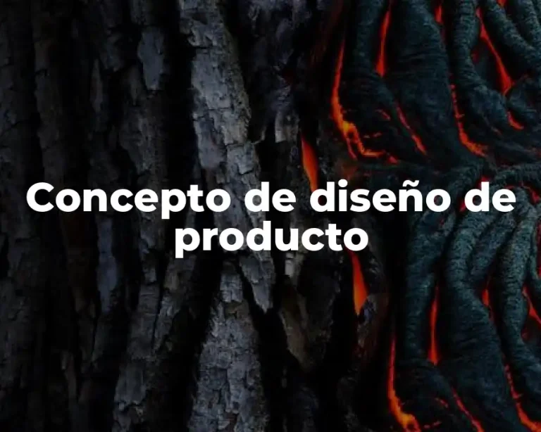 Concepto de diseño de producto